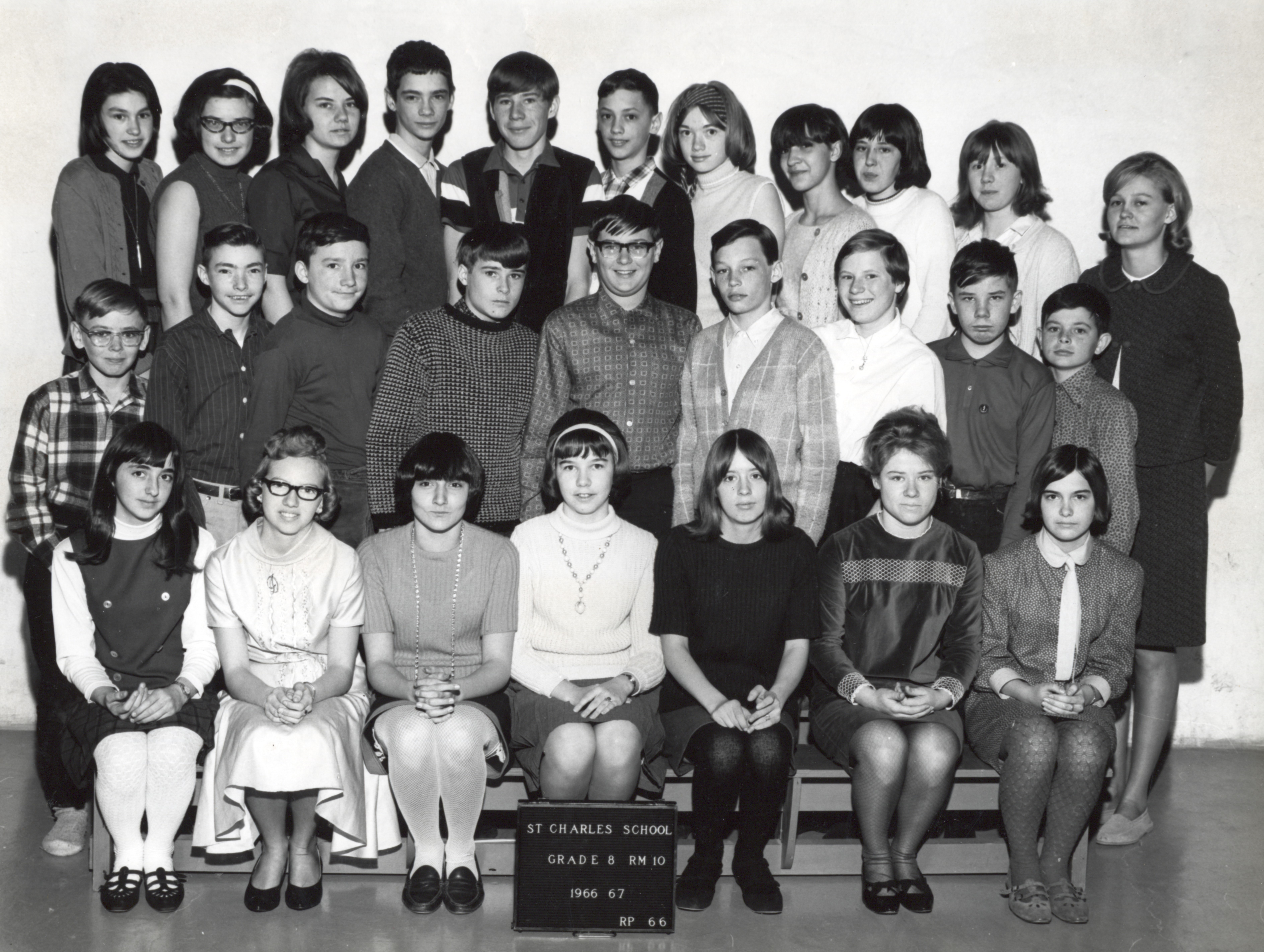 St. Charles School, Grade 8 1966-67 